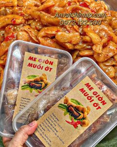 ME GIÒN MUỐI ỚT 500gr