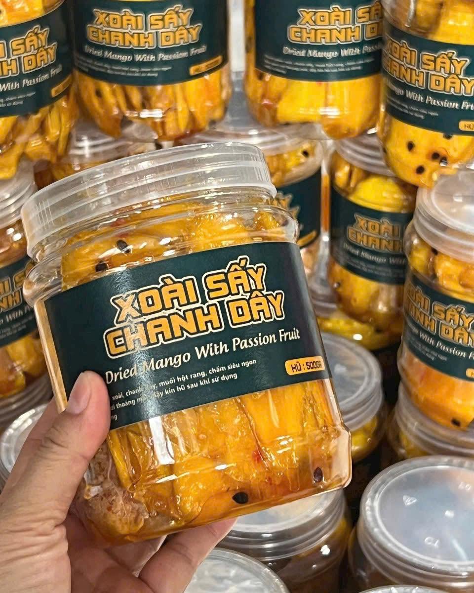 xoài SẤY CHANH DÂY 500gr