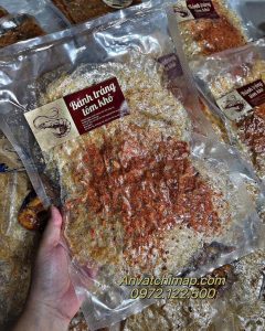 bánh tráng tôm khô tem đỏ – bịch 300gr