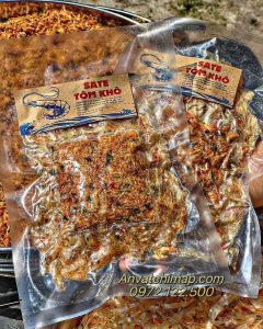 bánh tráng sợi sa tế tôm khô 300gr