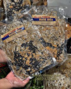 bánh tráng rong biển tỏi giòn 300gr