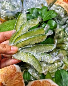 MỨT VỎ BƯỞI DẺO ĐƯỜNG PHÈN 300gr