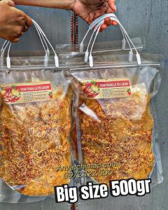 bánh tráng lá tỏi luxury – big size 500gr