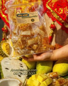 kẹo xoài dừa non bánh phồng 500gr
