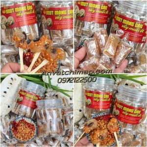 MỨT MÃNG CẦU SẤY MUỐI ỚT – QUẤN KIẾNG 500GR