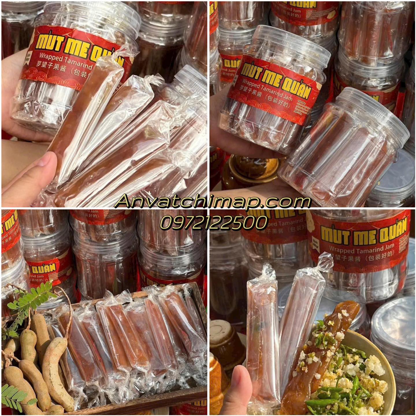 mứt me quấn 500gr