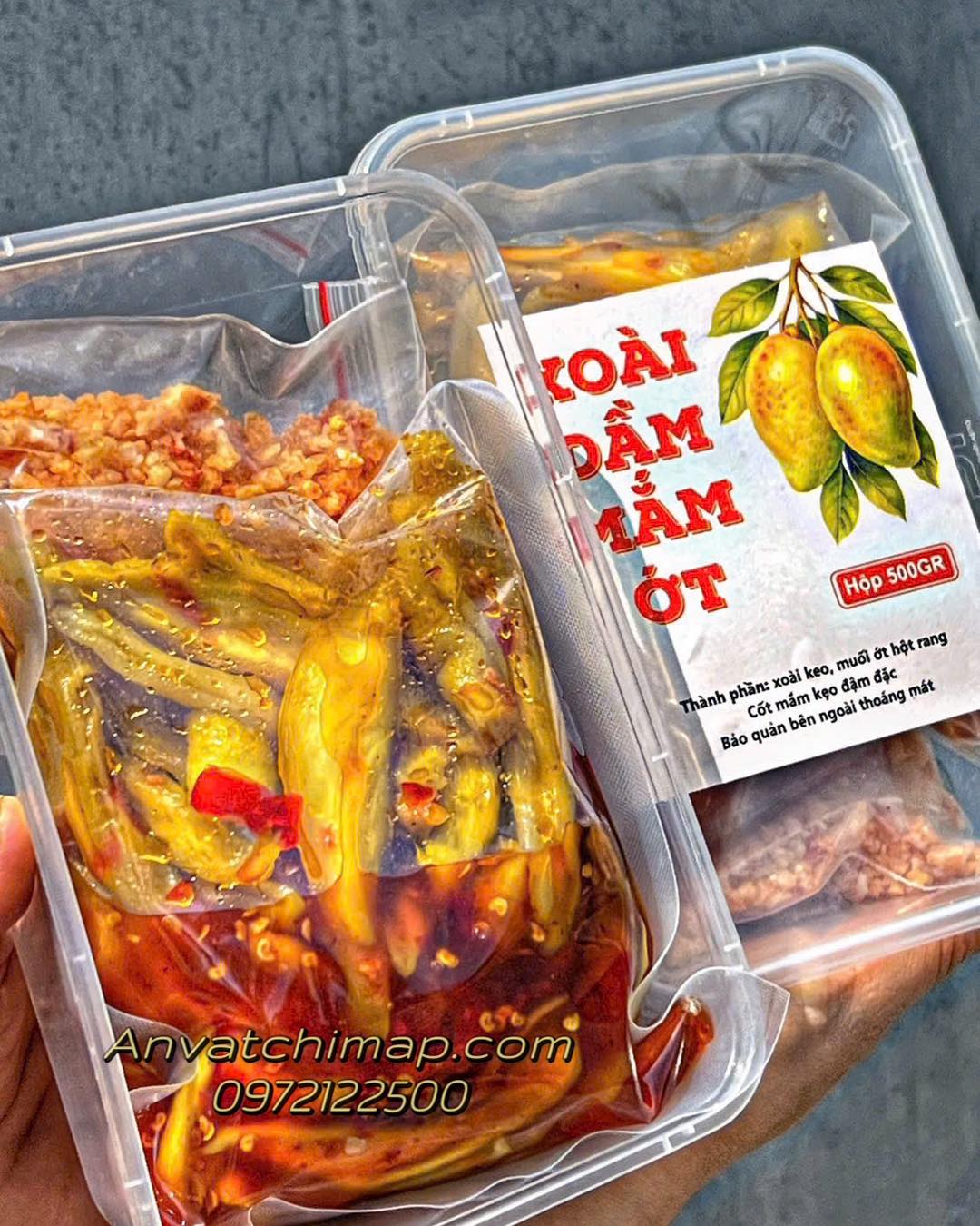 XOÀI DẦM MẮM ỚT 500gr