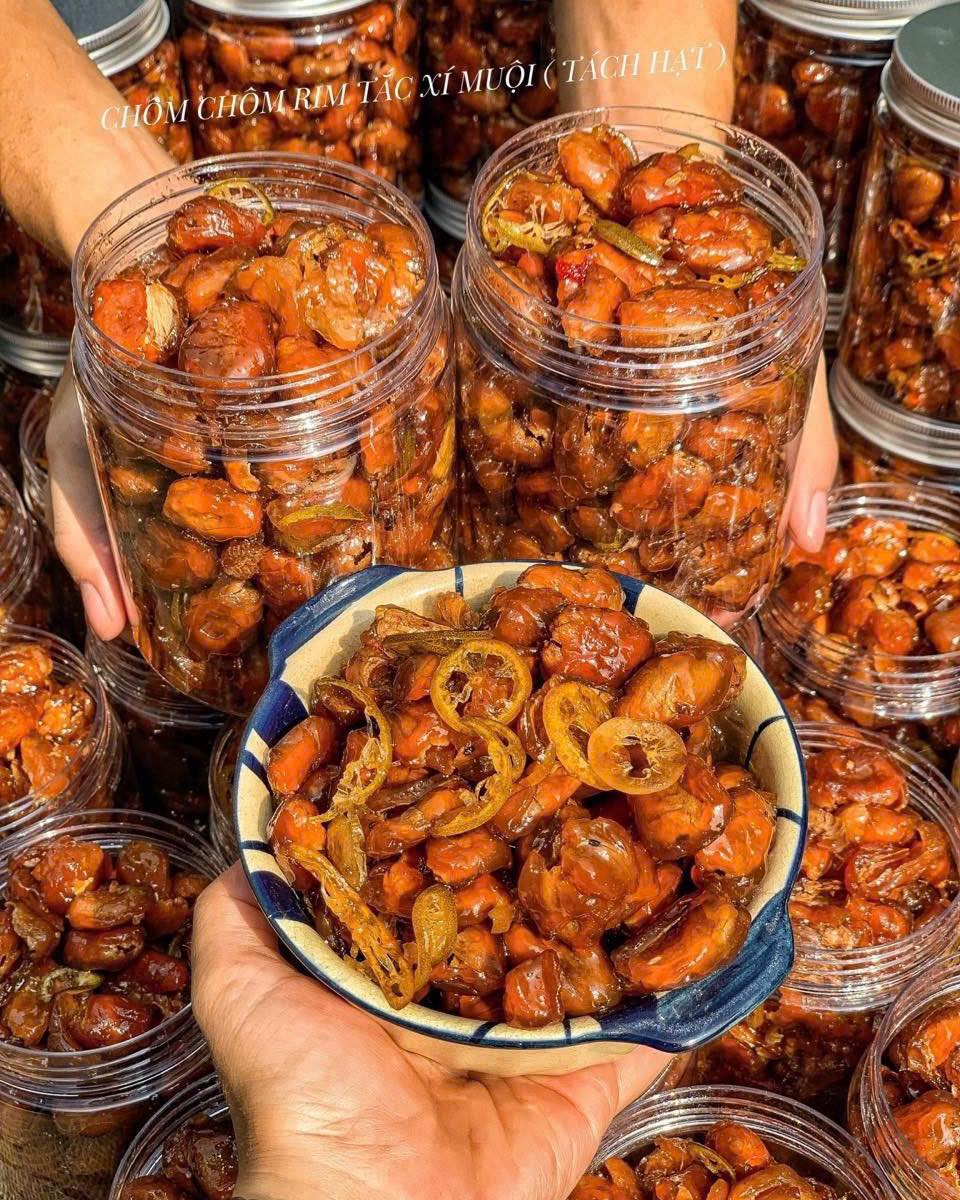 CHÔM CHÔM SÊN TẮC XÍ MUỘI – ko hột 500gr