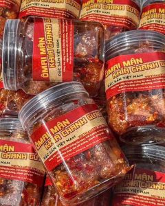 ô mai mận khía chanh gừng 500gr