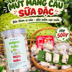 mứt mãng cầu sữa 500gr