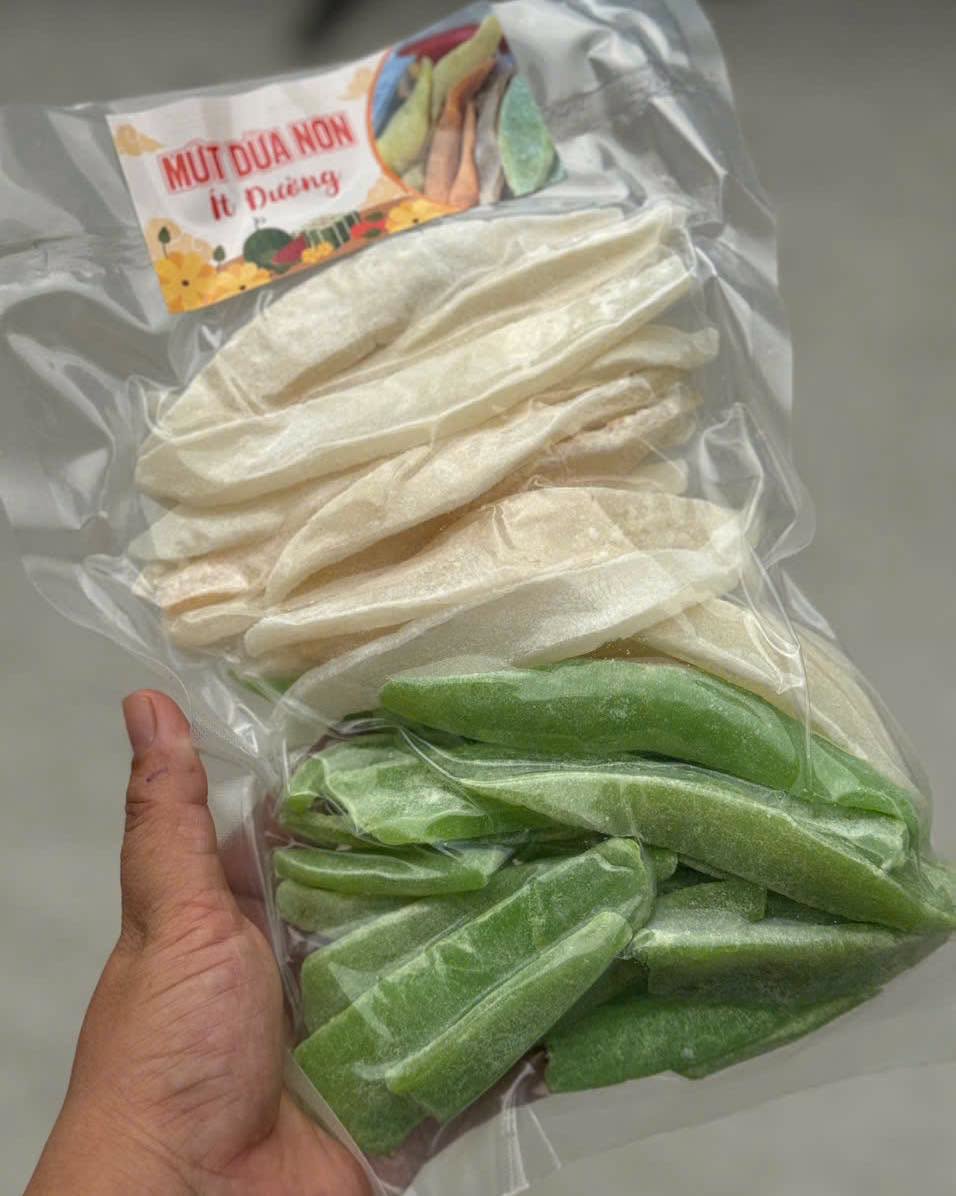 mứt dừa non 500gr